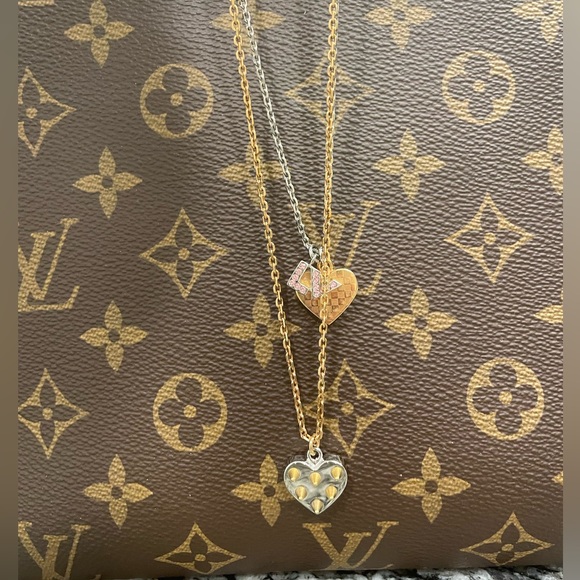 Louis Vuitton Swarovski Crystal Tiered Spiky Valentine Necklace - Picture 3 of 9